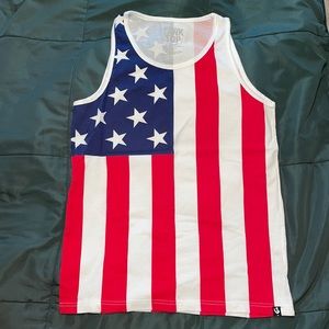 Rowdy Gentleman Men’s American Flag Tank Top